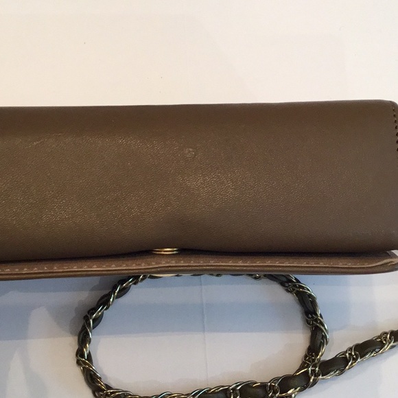 JENNIFER MOORE GENUINE LEATHER BROWN POCKETBOOK - Picture 3 of 7